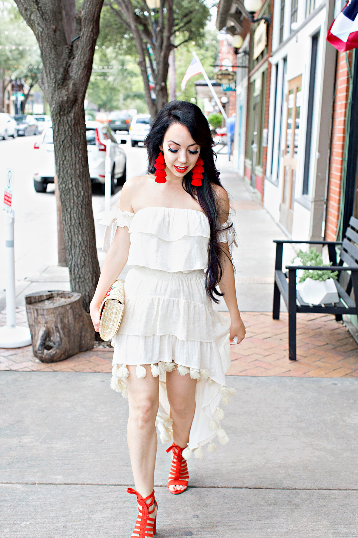 misa los ángeles tassel two piece 