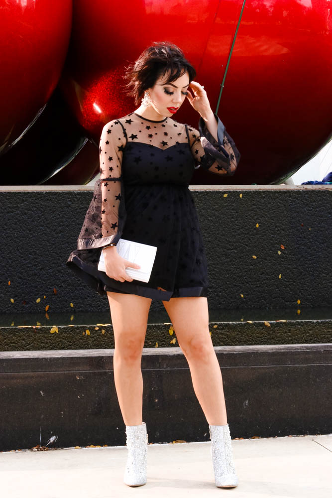 starry party dress