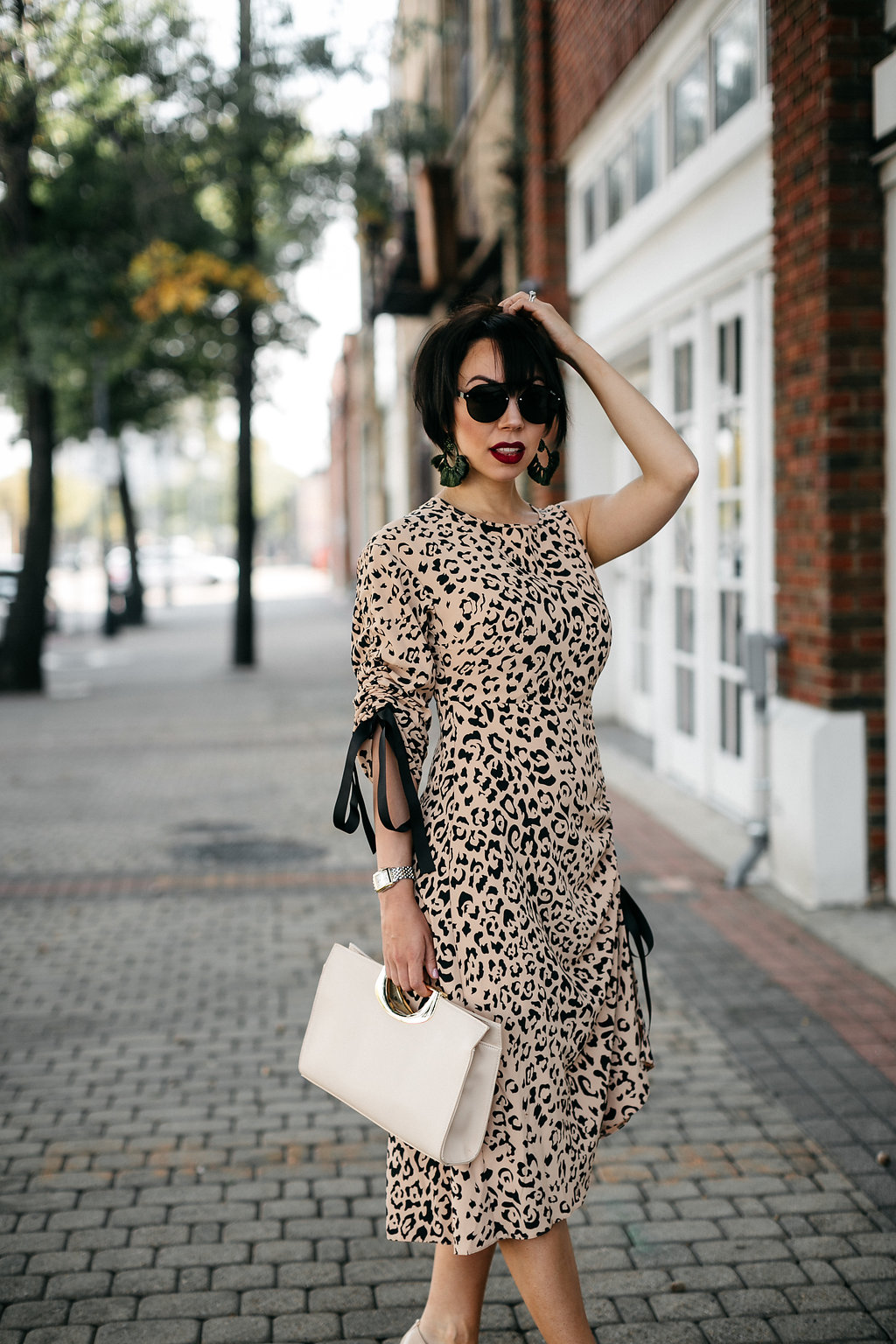 cinched animal print