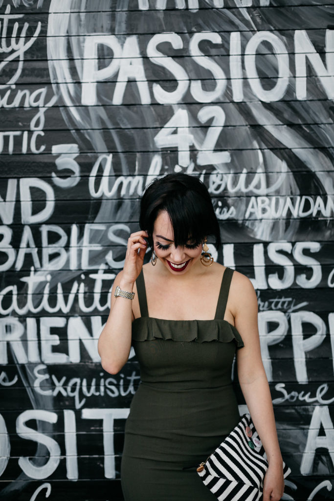 olive dress
