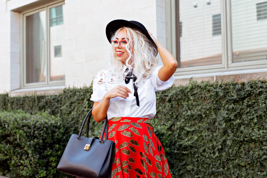alice & olivia skirt set