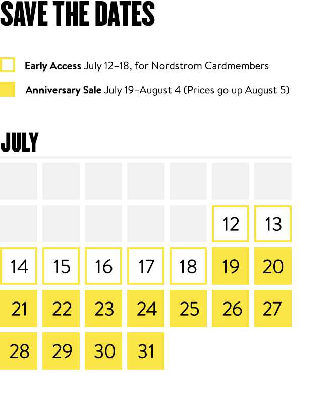 nordstrom sale dates