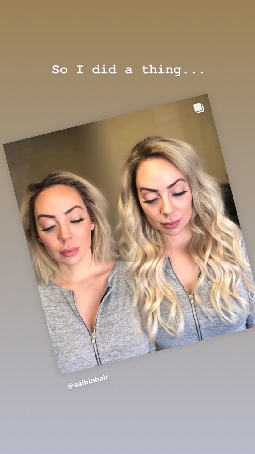 hand tied hair extensions