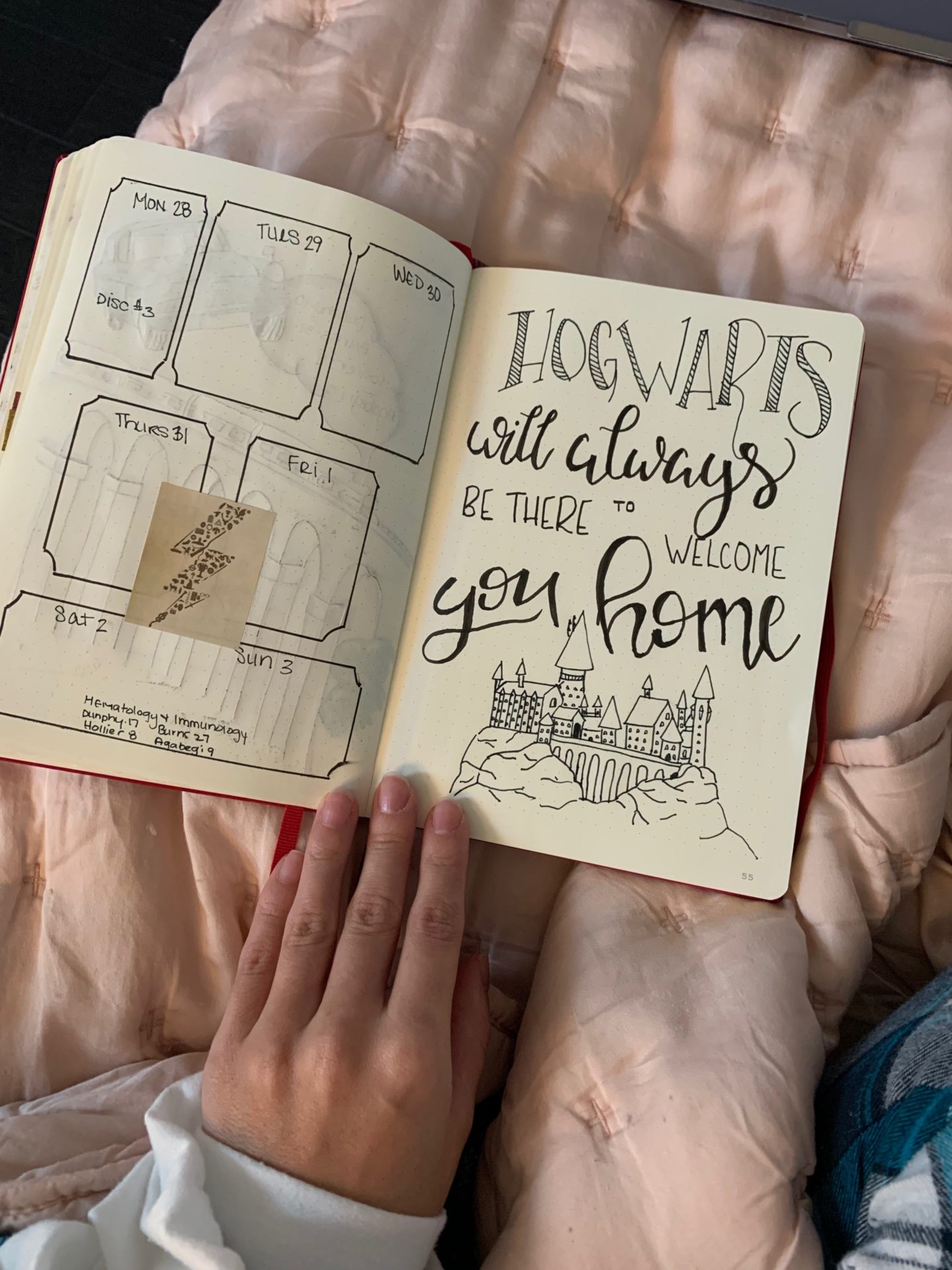 bullet journal harry potter