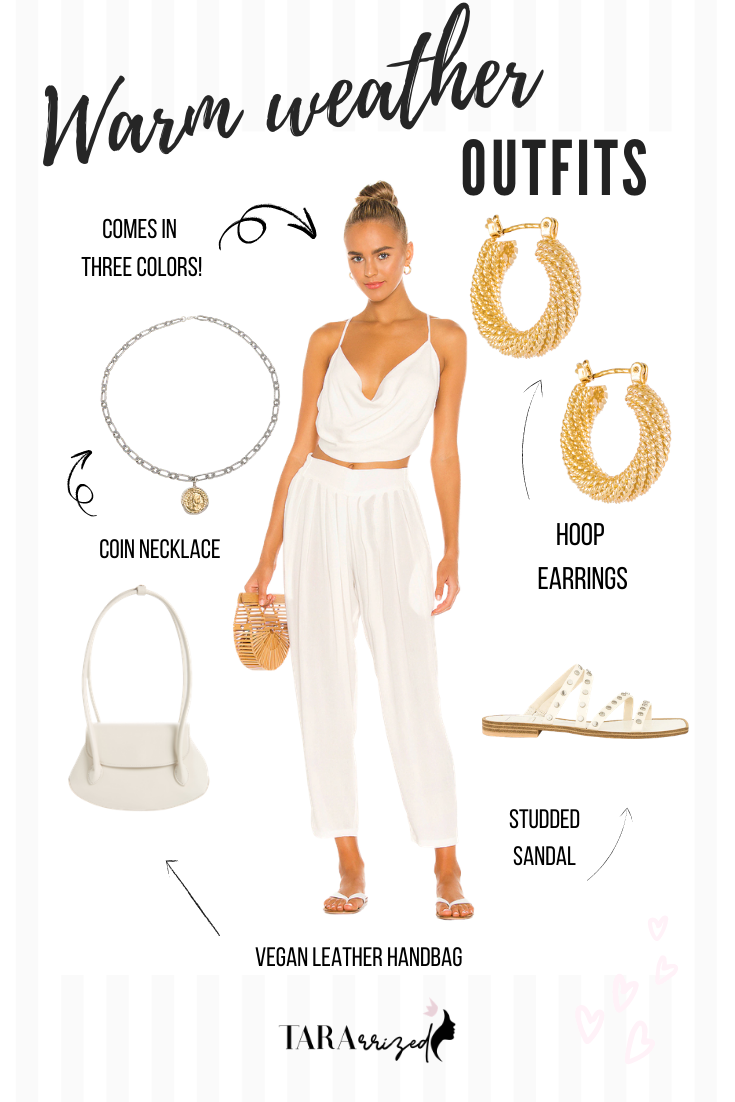 cute matching neutral summer set
