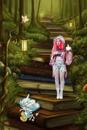 pink mad hatter